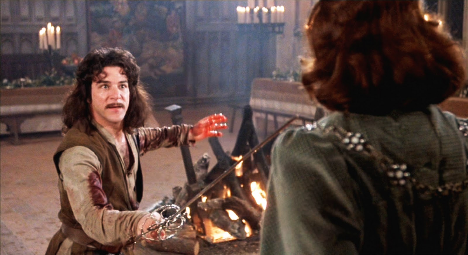 Inigo Montoya holding a sword