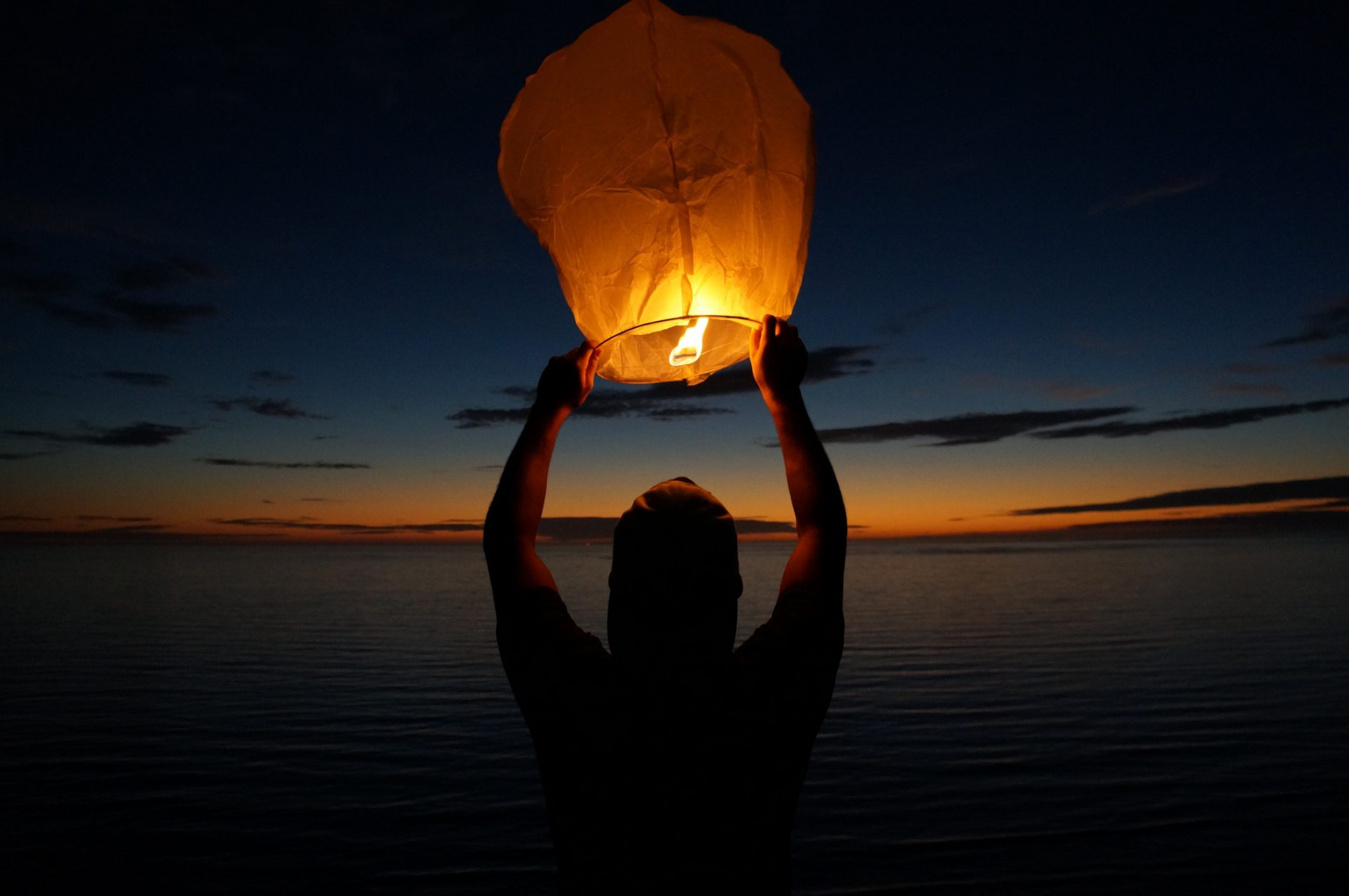 lantern by the lake