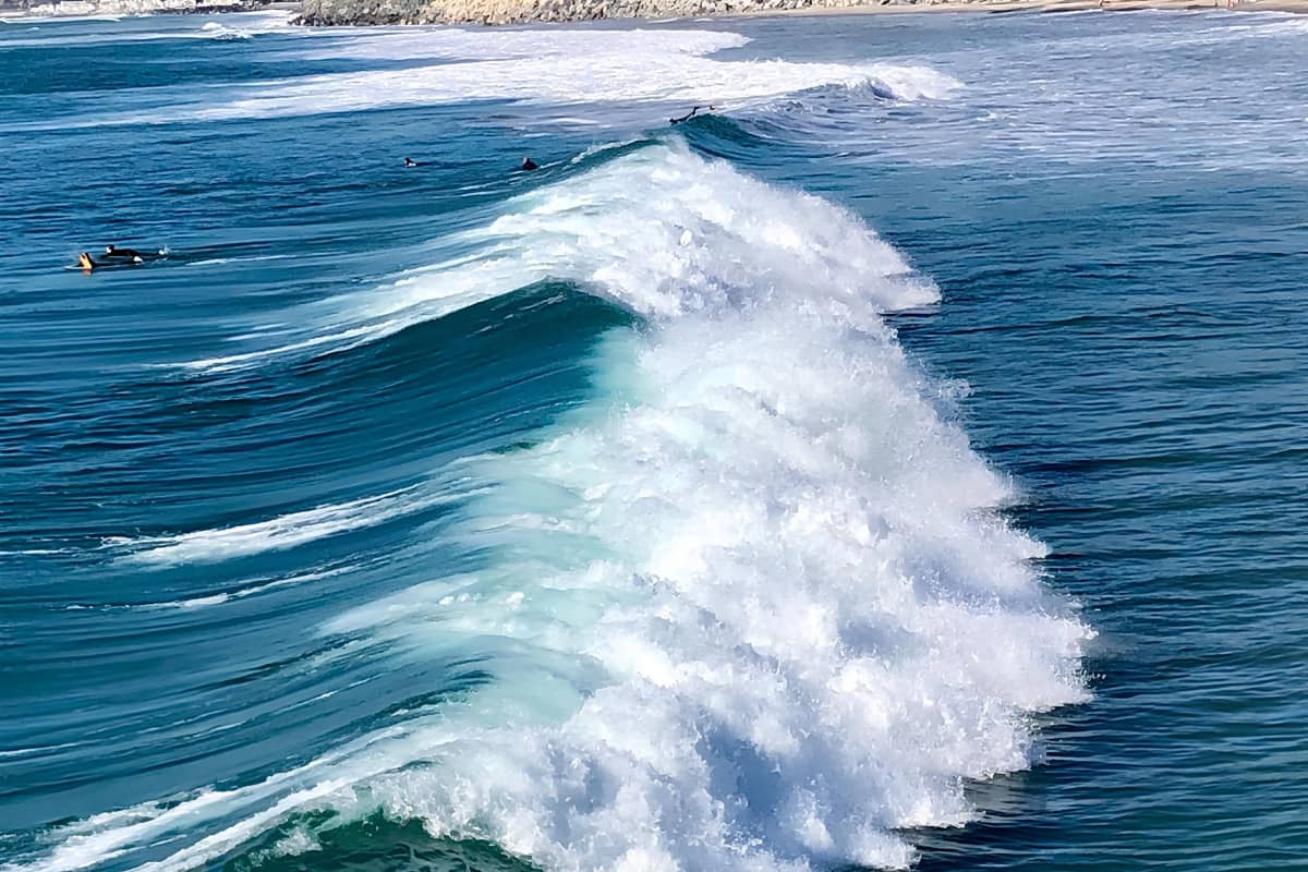 Wave in the ocean